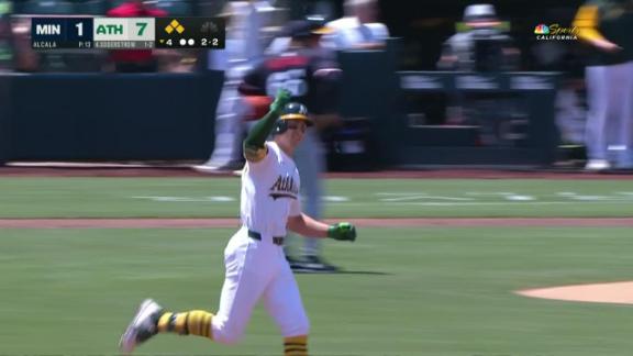 Soderstrom hits grand slam, 2-run HR to help Athletics beat Twins 1...
