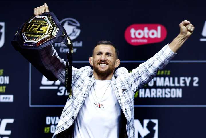 Merab Dvalishvili 'not gonna give' his title back to Sean O'Malley