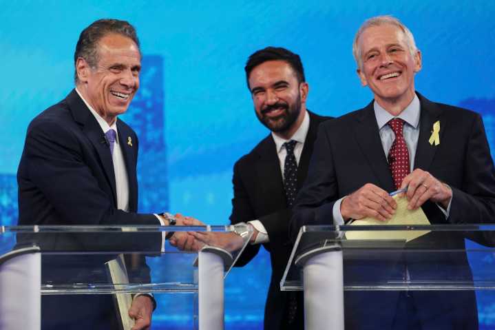 In a crowded NYC mayoral debate, Cuomo faces attacks from all sides