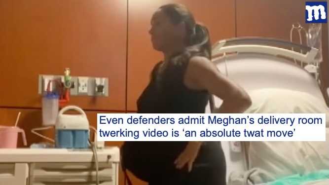Duchess of Sussex pregnant twerking video f**king heinous, to be fair