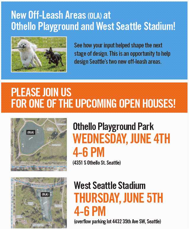 Seattle Parks and Recreation Invites Community to Review Preferred Schematic Designs for New Off
