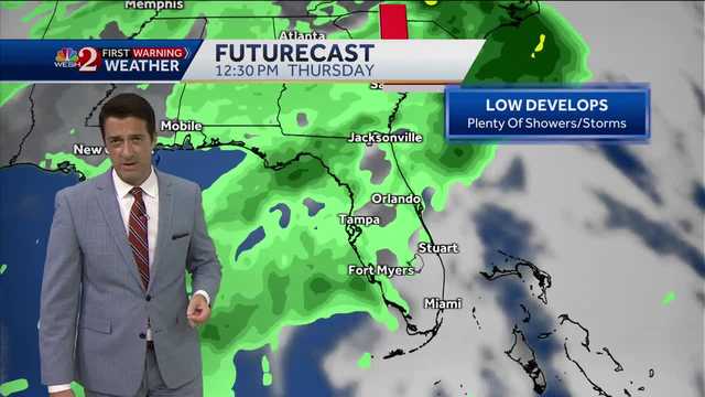 Lowering rain chances as we head into the weekend! June 4
