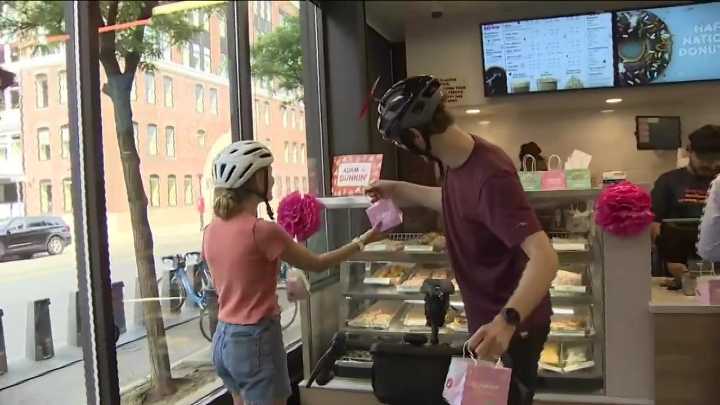 Man to bike to 92 Dunkin’ locations across Boston for multiple sclerosis awareness