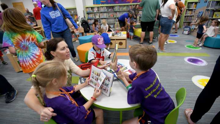 Burning of library books is a blinking red light