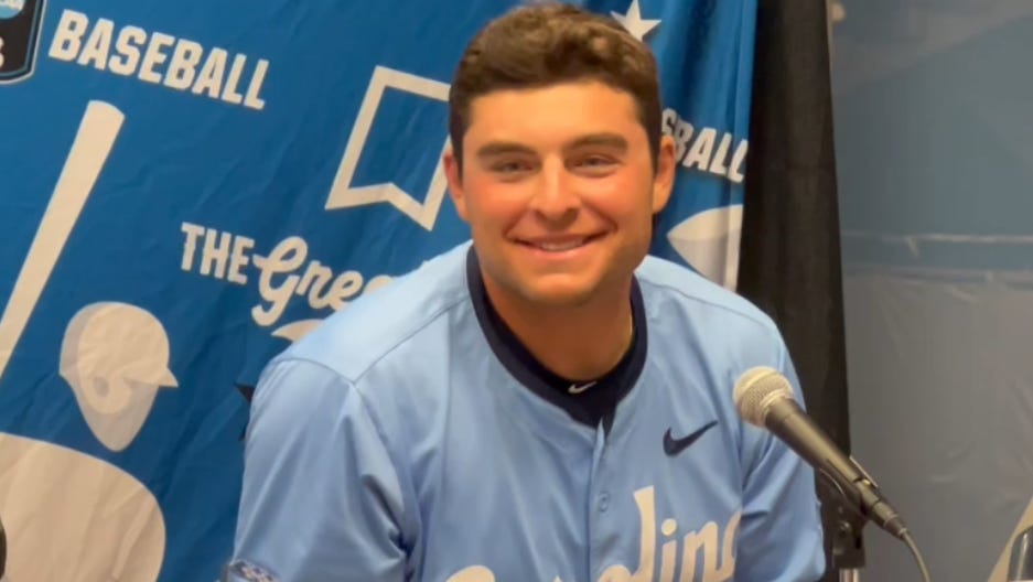 VIDEO: UNC baseball players, coach discuss win vs Oklahoma in Game 2