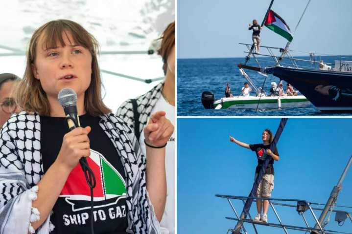 Israel vows to stop aid boat with Greta Thunberg and activists headed to Gaza