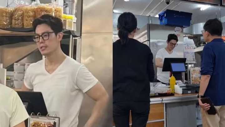 Actor Zhang Yaodong spotted serving diners at his Tampines zi char stall after staff resigns