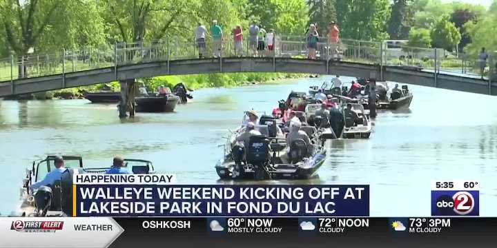 Walleye Weekend for fishing, food and live music