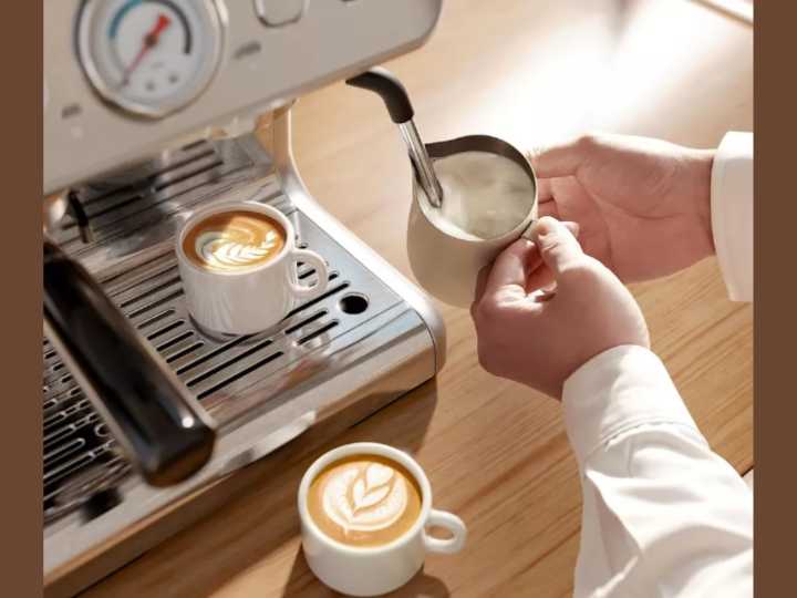Target has this espresso machine with a built-in grinder and steam wand for 55% off