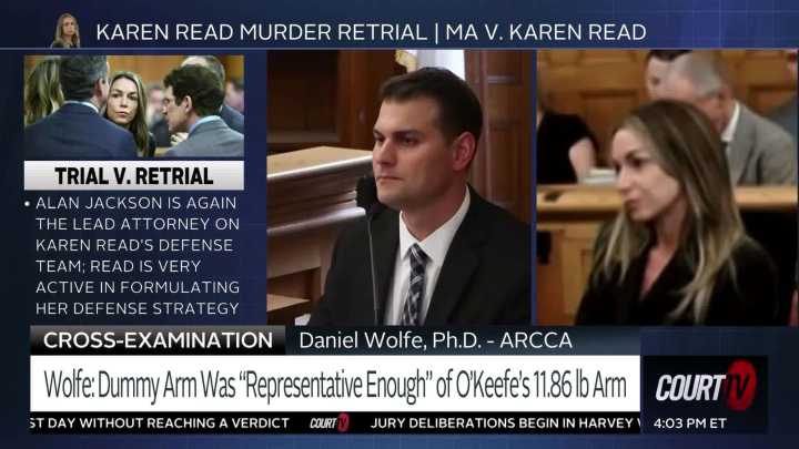 Defense Expert Admits Using Lighter Arm in Crash Test Demo