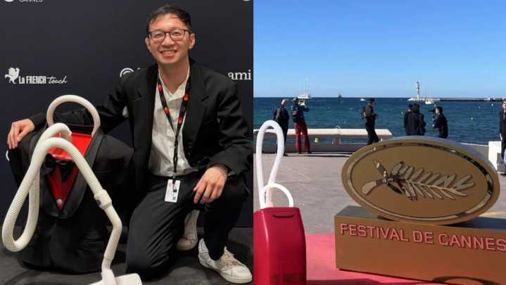 How a vacuum cleaner designed by a Singaporean found its way to an award-winning Thai film and on the Cannes red carpet