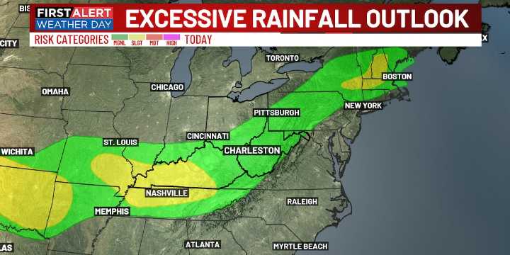 First Alert Weather Day | Muggy air means downpours