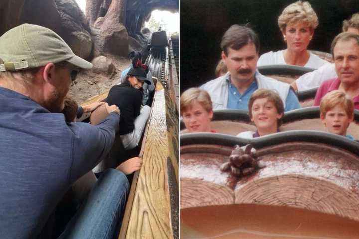 Prince Harry Recreates Princess Diana Moment with Archie at Disneyland