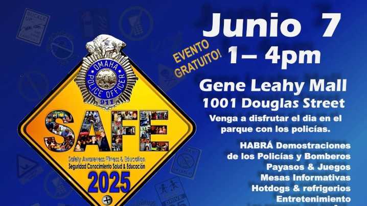 Policía de Omaha invita a la comunidad al evento SAFE 2025
