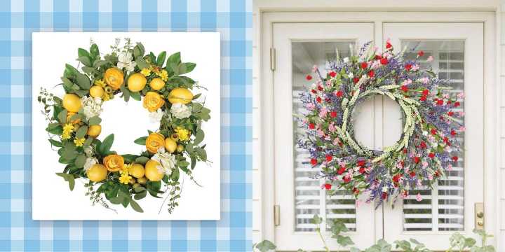 11 Amazon Summer Wreaths That'll Instantly Brighten Your Porch