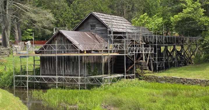 Mabry Mill roof replacement underway