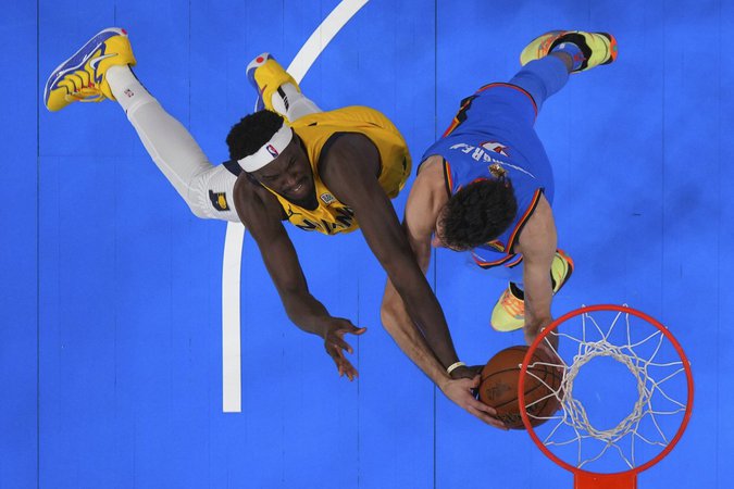 Thunder open big lead and keep control, topping Pacers 123