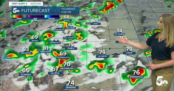 More rain and thunderstorms on Thursday with a severe weather threat