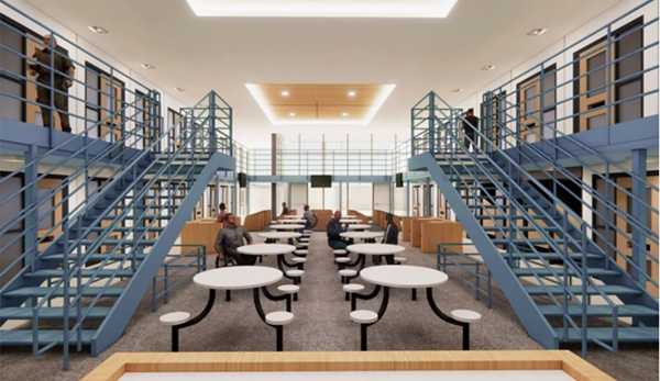 Latest Cuyahoga County Jail Design Features Natural Aesthetics and 'Earthy' Designs to Make a More Livable Environment