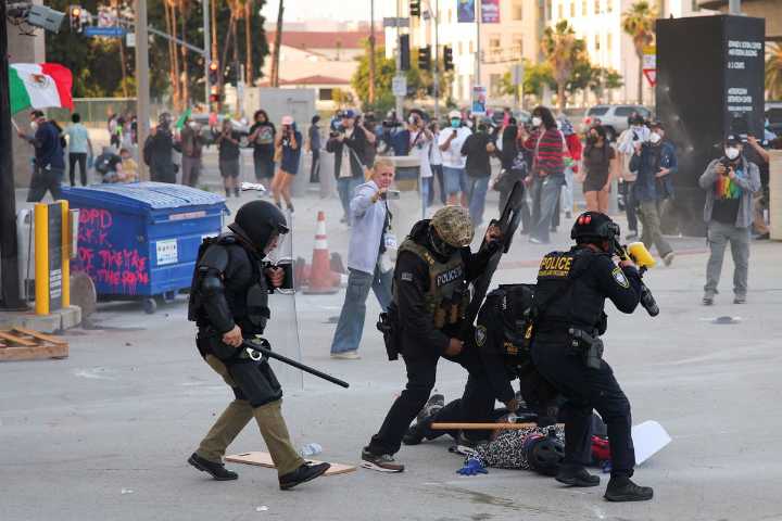 Trump deploys National Guard after second day of Los Angeles immigration protests