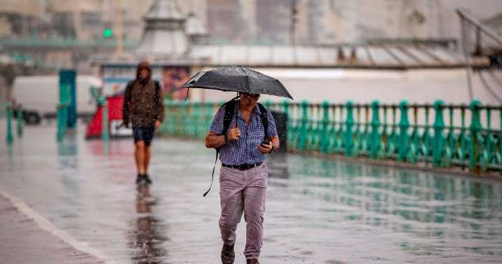 Kent weather and when rain is expected today as Met Office thunderstorm warning in place