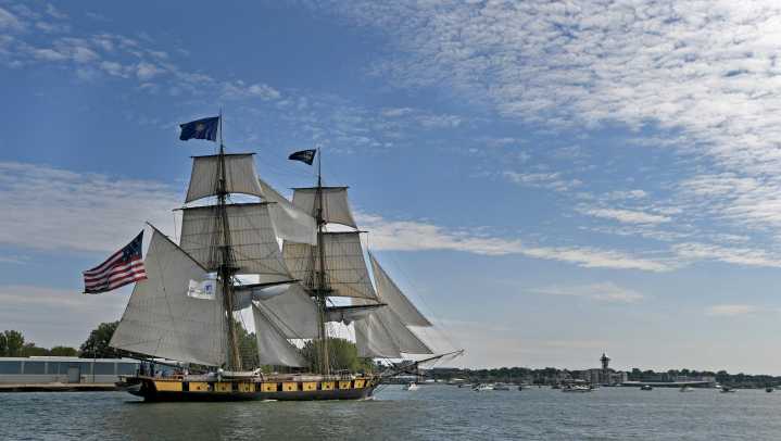 U.S. Brig Niagara arrives in Maine for major refit
