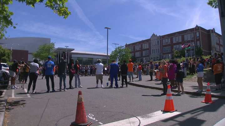 Garfield High students protest gun violence one year after tragedy
