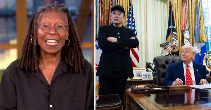 The View's Whoopi Goldberg Thinks Trump & Musk's Feud Is 'Fake': Watch