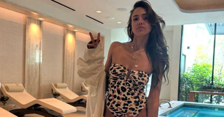 Jessica Alba Wears Tiny Bikini After Spotted Kissing New Man: Photos