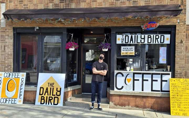 Daily Bird, the Yellowest Shop, Gifts You Time and Community, All for the Price of a Cup of Coffee