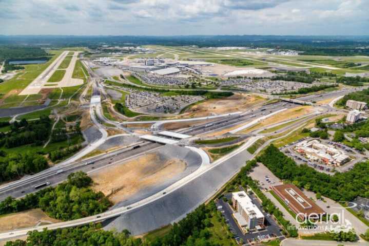 Traffic Shift onto Diverging Diamond Interchange near BNA Begins Monday