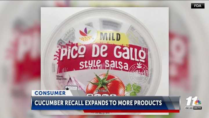 Cucumber recall from Bender Growers Inc. expanded