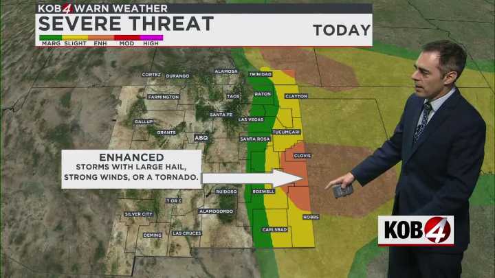 Severe weather possible again Friday in southeastern New Mexico