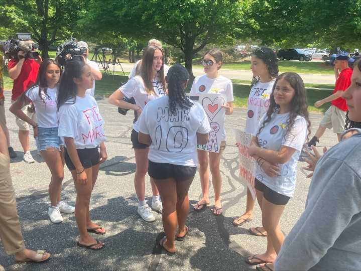 ‘He’s going to be set free’ — supporters of Milford teen arrested by ICE cheer release