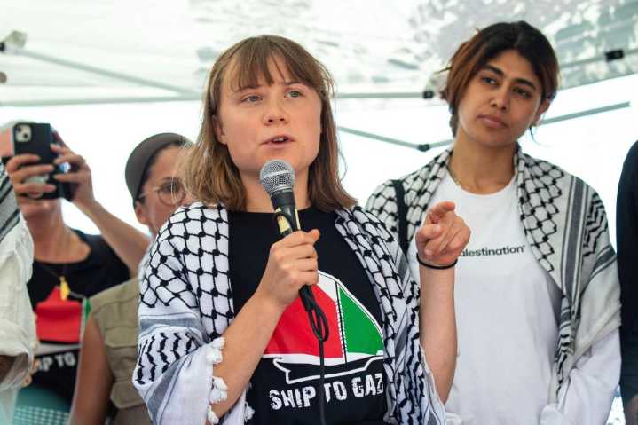 Climate activist Greta Thunberg joins aid ship sailing to Gaza aimed at breaking Israel’s blockade
