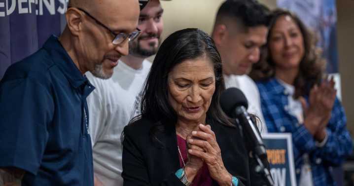Haaland vows to protect veteran services, while criticizing proposed federal cuts