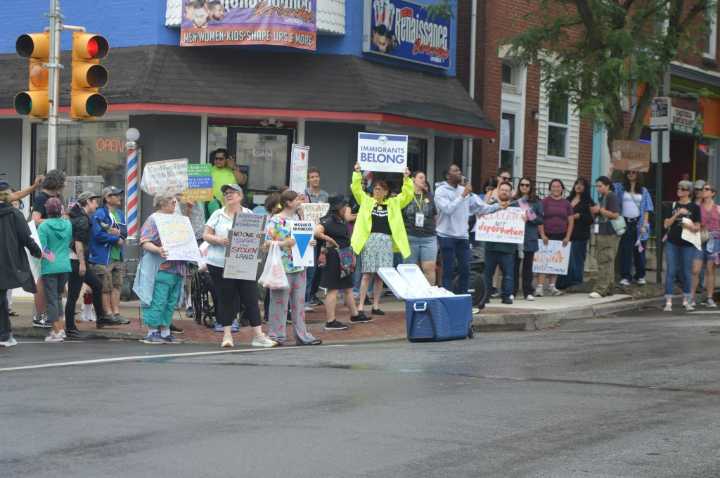 Hundreds rally in Norristown to support immigrants in face of ICE uptick