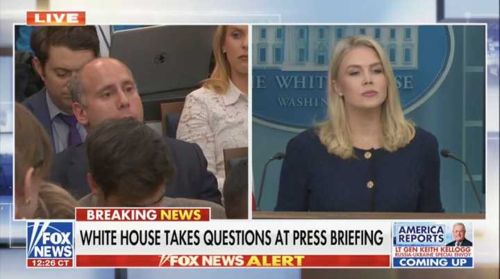 Karoline Leavitt Pressed on Trump’s Silence After Massive Ukraine Drone Attacks