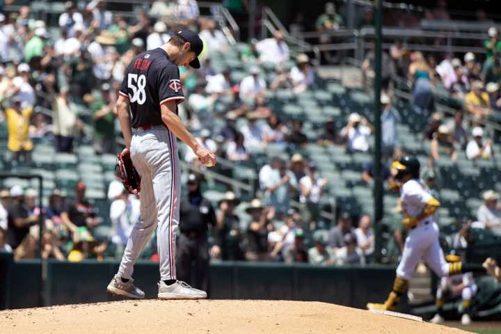 Festa knocked out early as Twins fall to Athletics