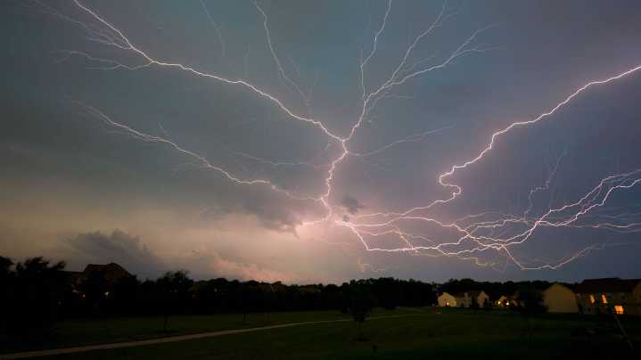 Thunderstorms batter England and Wales as weather warning sees events cancelled across...