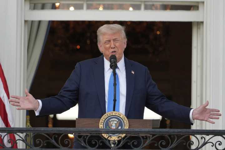 The Latest: Trump announces travel ban and restrictions on 19 countries
