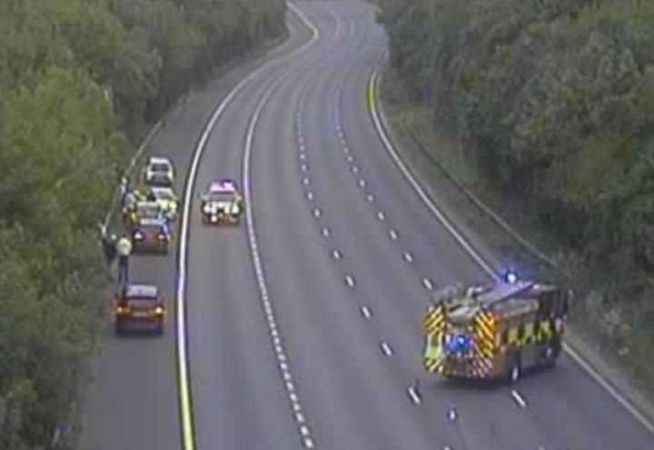 Emergency services called after multi-vehicle crash on A2 between Cobham and Strood