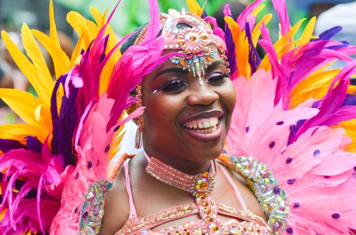 A free Caribbean street party brings tropical vibes to Times Square