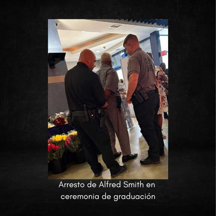 Arresto de delincuente sexual en ceremonia de graduación