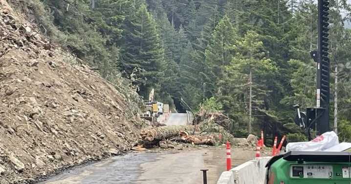 Employee of Caltrans contractor killed during a slide Saturday morning on Hwy 36 in Humboldt County