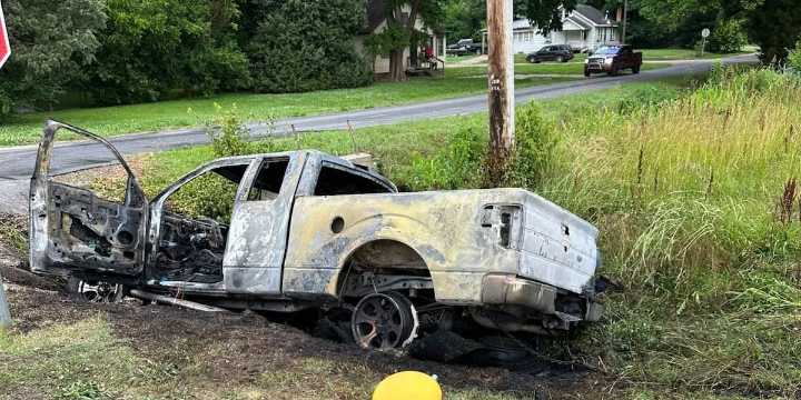 Driver airlifted after crash near Campbell Public School