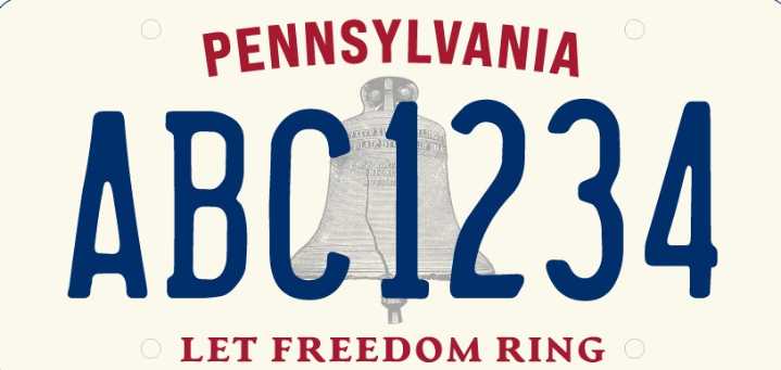 ¿Cómo será la nueva matrícula de Pennsylvania?