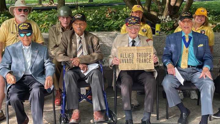 World War II veterans honored during D-Day commemoration in DC