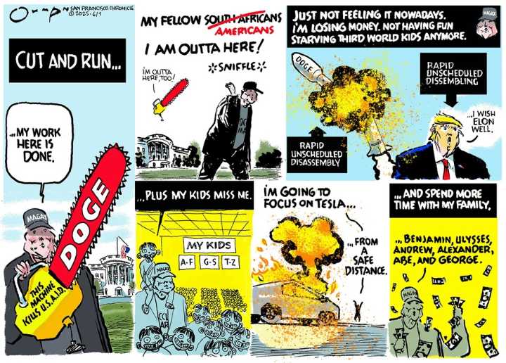 Cartoon: My work here is done