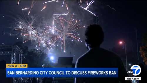 San Bernardino City Council approves 1-year ban on fireworks sales